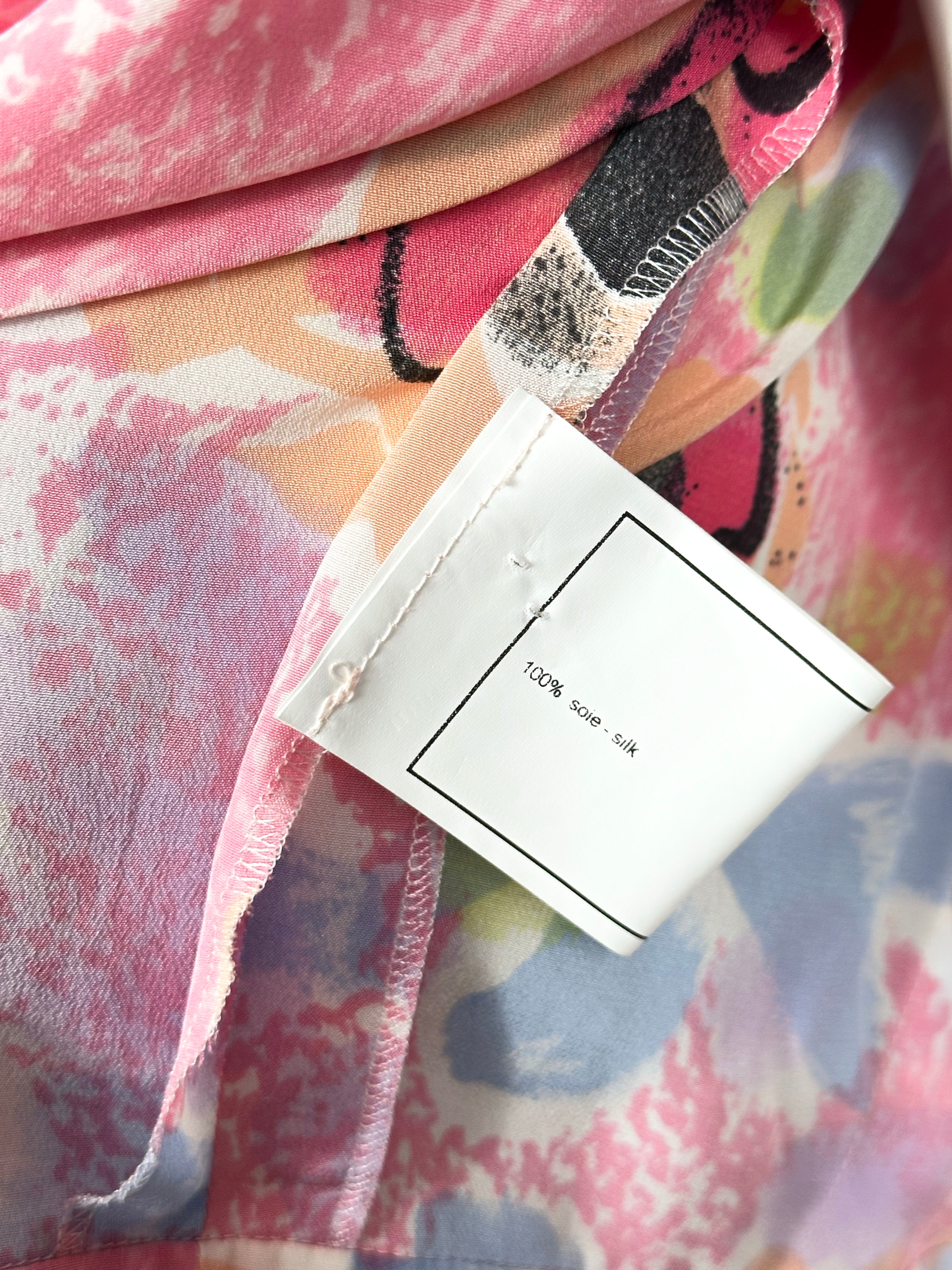 Chanel S/S 1997 Camellia Silk Vest