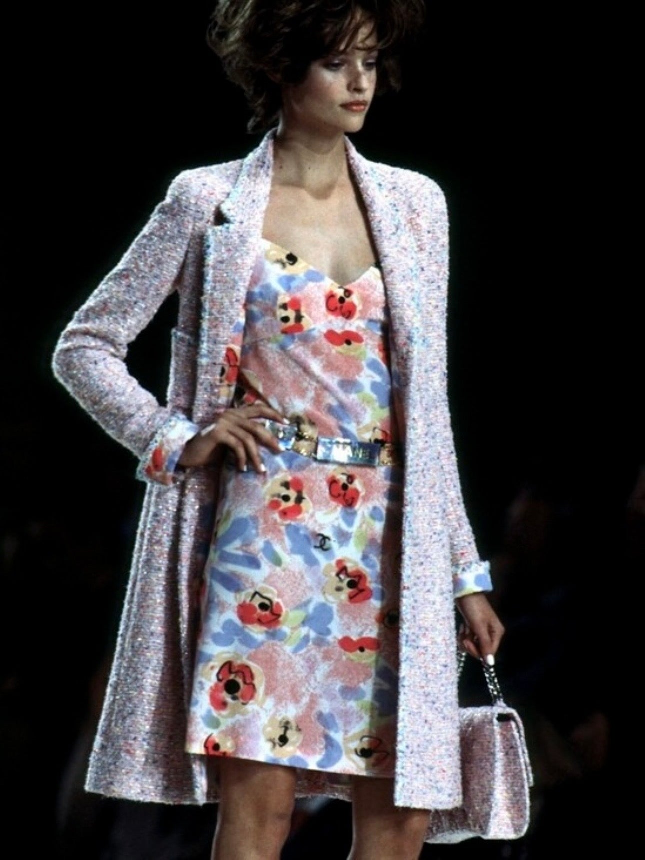 Chanel S/S 1997 Camellia Silk Vest