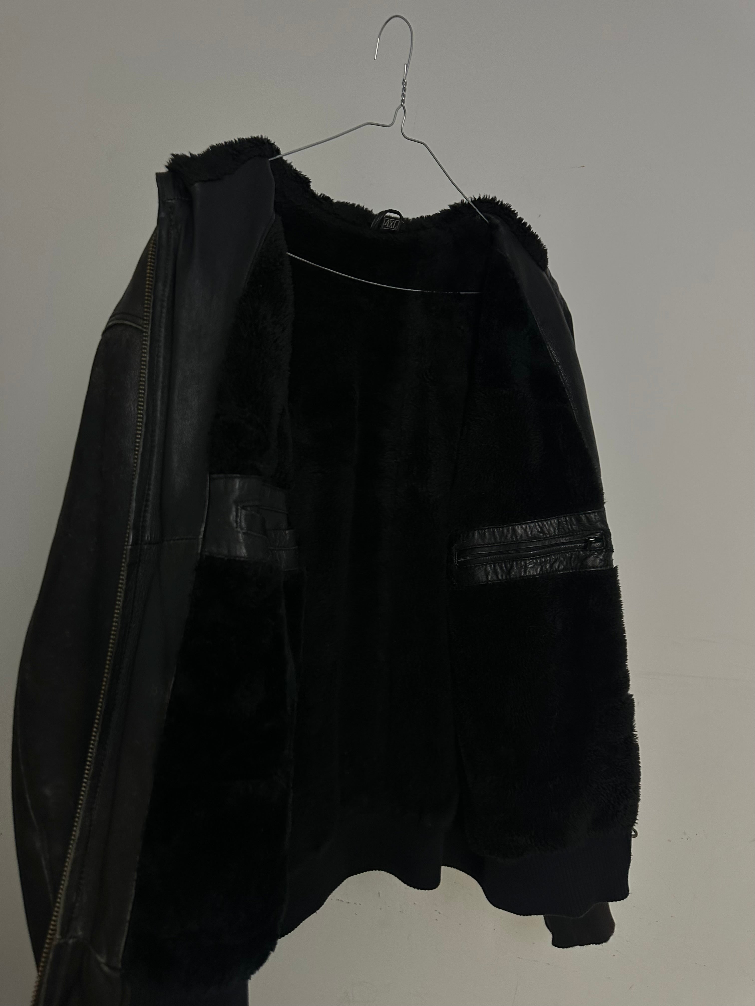 Hooded Leather Jacket