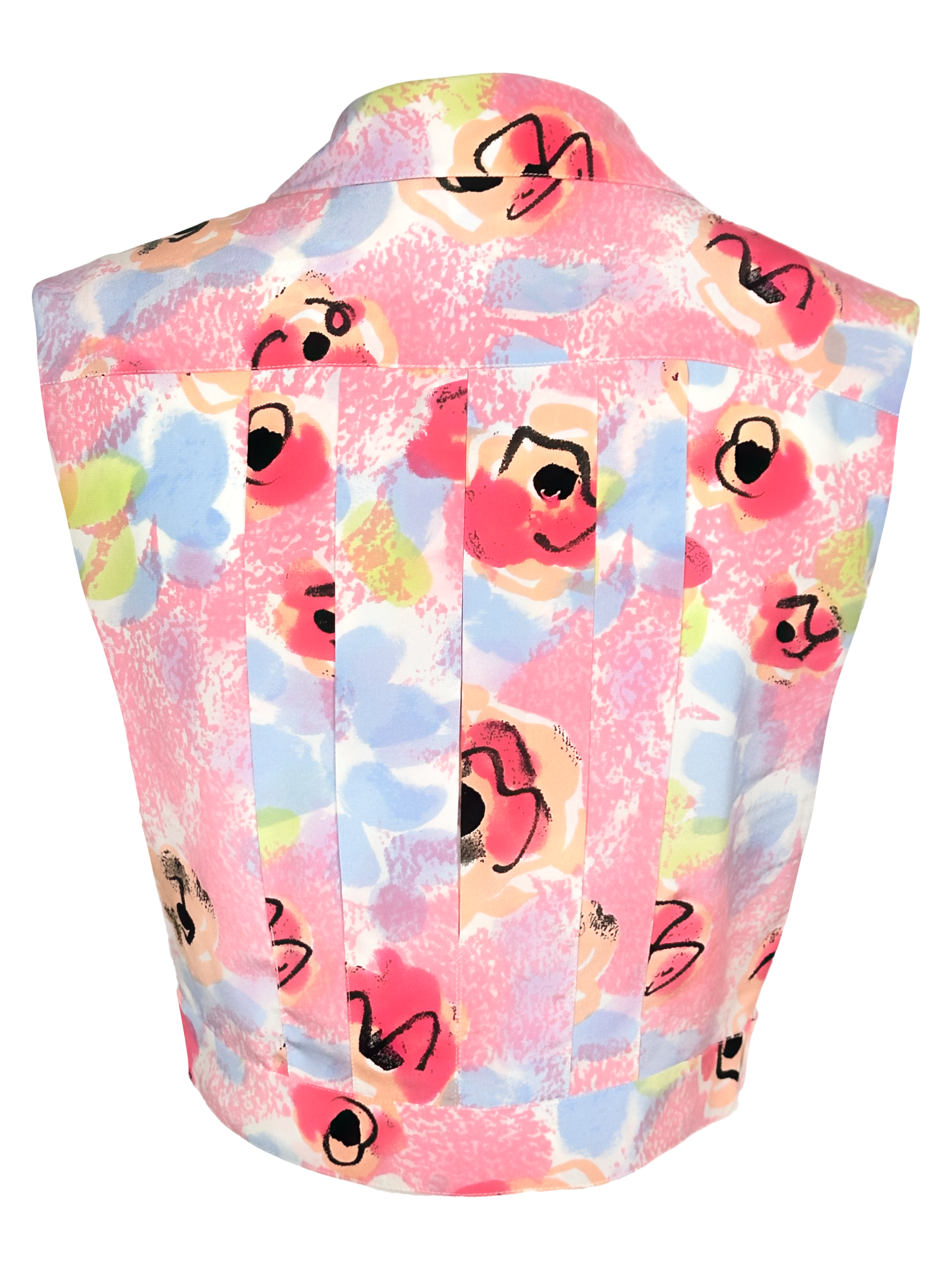 Chanel S/S 1997 Camellia Silk Vest