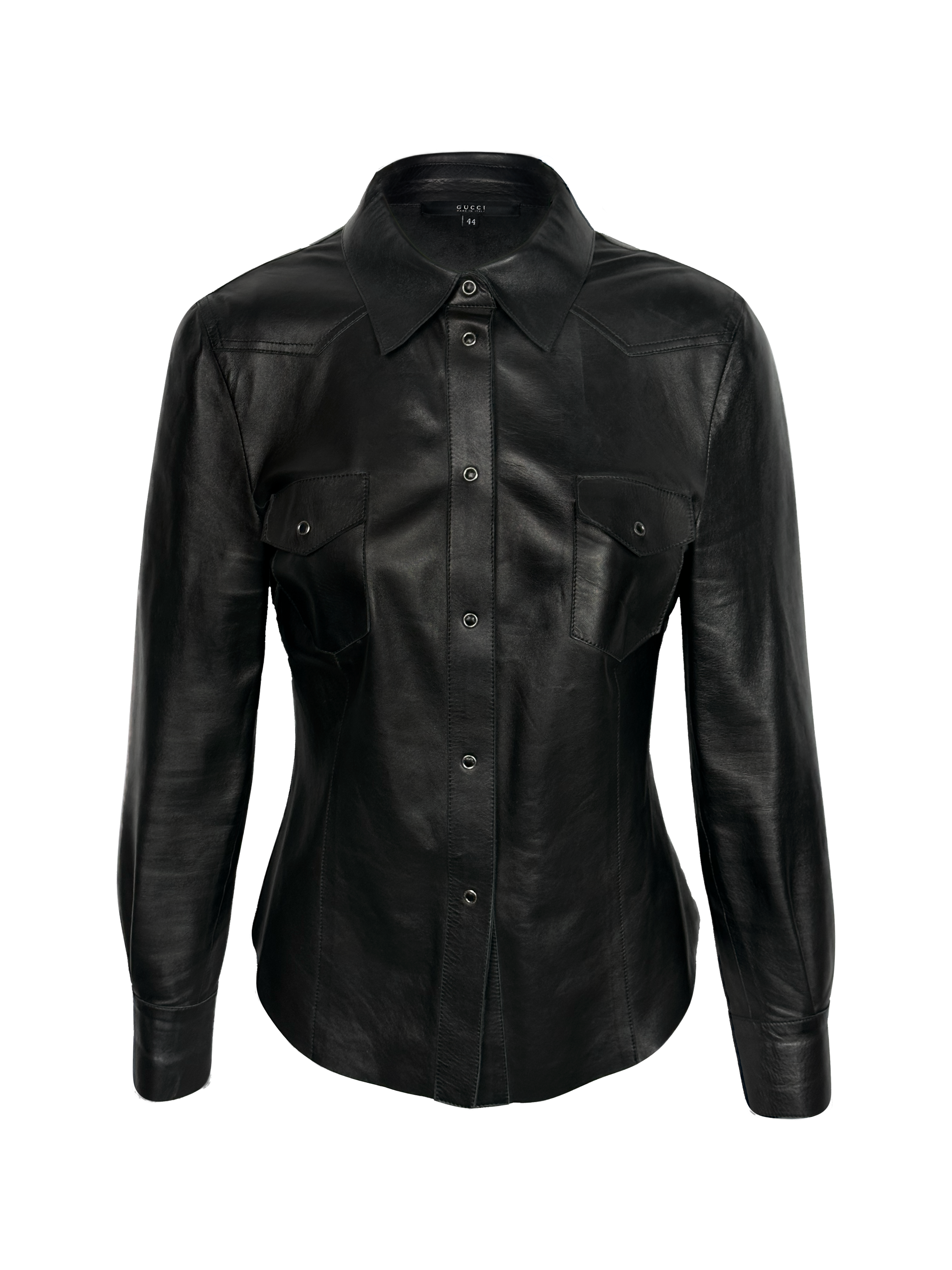 Gucci by Tom Ford Leather Overshirt